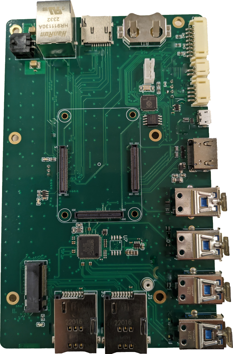 Custom Carrier Board for the Raspberry Pi CM4 Module